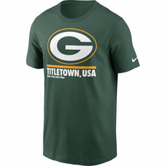 Green Bay Packers Hometown Collection Title Town T-Shirt - Green - Nike
