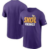 Minnesota Vikings Hometown Collection Skol T-Shirt - Purple - Nike