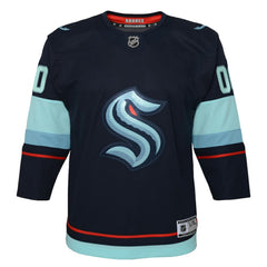 Seattle Kraken Youth Home Premier Custom Jersey - Navy | NHL sale