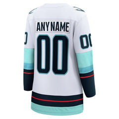 Seattle Kraken Fanatics Women's Away Breakaway Custom Jersey - White | Fanatics discount