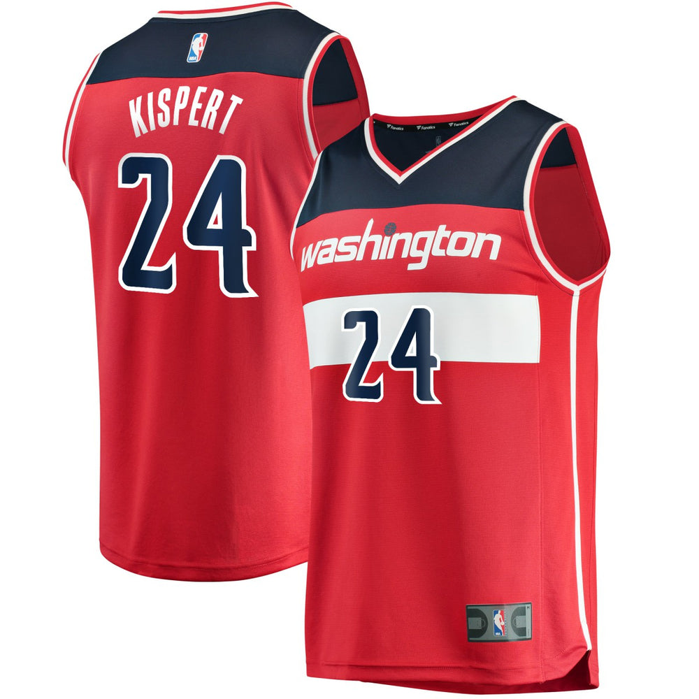 Fanatics Corey Kispert Washington Wizards Youth Fast Break Replica Jersey Red Icon Edition
