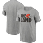Cleveland Browns Hometown Collection The Land T-Shirt - Heathered Gray - Nike
