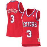 Mitchell & Ness Allen Iverson Philadelphia 76ers Women's 2002/03 Hardwood Classics Swingman Jersey Red