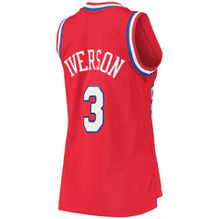 Mitchell & Ness Allen Iverson Philadelphia 76ers Women's 2002/03 Hardwood Classics Swingman Jersey Red