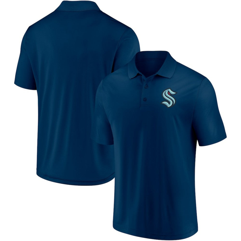 Seattle Kraken Fanatics Winning Streak Polo - Deep Sea Blue | Fanatics discount