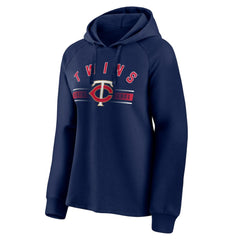 Minnesota Twins Fanatics Women's Perfect Play Raglan Pullover Hoodie Outlet