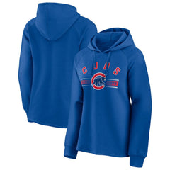 Chicago Cubs Fanatics Women's Perfect Play Raglan Pullover Hoodie for sale