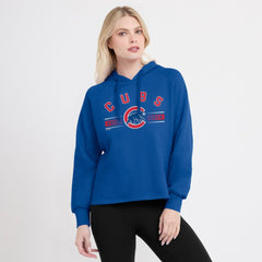 Chicago Cubs Fanatics Women's Perfect Play Raglan Pullover Hoodie for sale