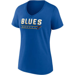 St. Louis Blues Fanatics Women's Parent 2-Pack V-Neck T-Shirt Set - Blue/Heathered Gray | Fanatics online