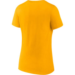 Nashville Predators Fanatics Women's 2-Pack V-Neck T-Shirt Set - Gold/Heathered Gray | Fanatics Clearance