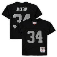 Bo Jackson Las Vegas Raiders Preschool 1988 Retired Player Legacy Jersey - Black - Mitchell & Ness