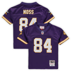 Randy Moss Minnesota Vikings Male Preschool 1998 Retired Legacy Jersey - Purple - Mitchell & Ness