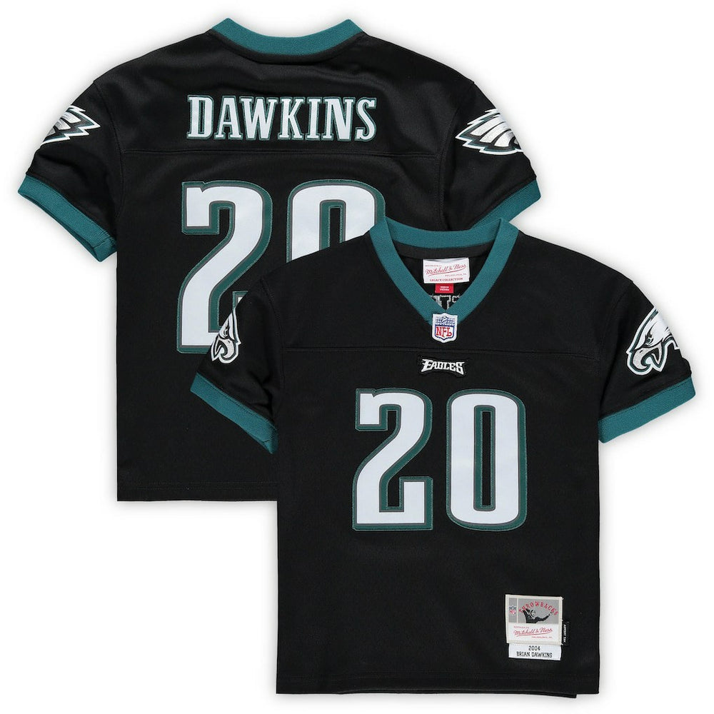 Brian Dawkins Philadelphia Eagles Preschool Retired Legacy Jersey - Black - Mitchell & Ness