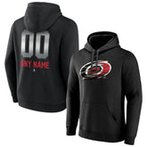 Carolina Hurricanes Personalized Midnight Mascot Logo Pullover Hoodie - Black | NHL Clearance