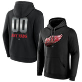 Detroit Red Wings Personalized Midnight Mascot Logo Pullover Hoodie - Black | NHL online