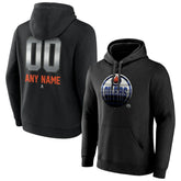 Edmonton Oilers Personalized Midnight Mascot Logo Pullover Hoodie - Black | NHL online