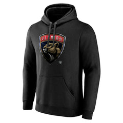 Florida Panthers Personalized Midnight Mascot Logo Pullover Hoodie - Black | NHL Clearance