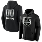 Los Angeles Kings Personalized Midnight Mascot Logo Pullover Hoodie - Black | NHL online