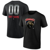 Florida Panthers Personalized Midnight Mascot Logo T-Shirt - Black | NHL on sale