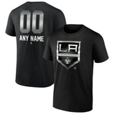 Los Angeles Kings Personalized Midnight Mascot Logo T-Shirt - Black | NHL discount