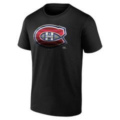 Montreal Canadiens Personalized Midnight Mascot Logo T-Shirt - Black | NHL near me