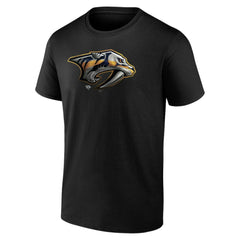 Nashville Predators Personalized Midnight Mascot Logo T-Shirt - Black | NHL Clearance