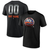 New York Islanders Personalized Midnight Mascot Logo T-Shirt - Black | NHL discount