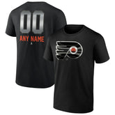 Philadelphia Flyers Personalized Midnight Mascot Logo T-Shirt - Black | NHL Clearance