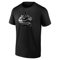 Vancouver Canucks Personalized Midnight Mascot Logo T-Shirt - Black | NHL sale