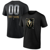 Vegas Golden Knights Personalized Midnight Mascot Logo T-Shirt - Black | NHL discount