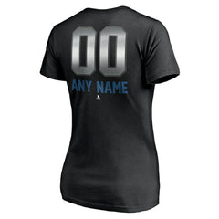 Colorado Avalanche Women's Personalized Midnight Mascot Logo V-Neck T-Shirt - Black | NHL discount