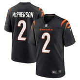 Evan McPherson Cincinnati Bengals Game Jersey - Black - Nike