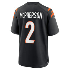 Evan McPherson Cincinnati Bengals Game Jersey - Black - Nike