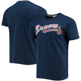 Atlanta Braves Homage Hand-Drawn Logo Tri-Blend T-Shirt for sale