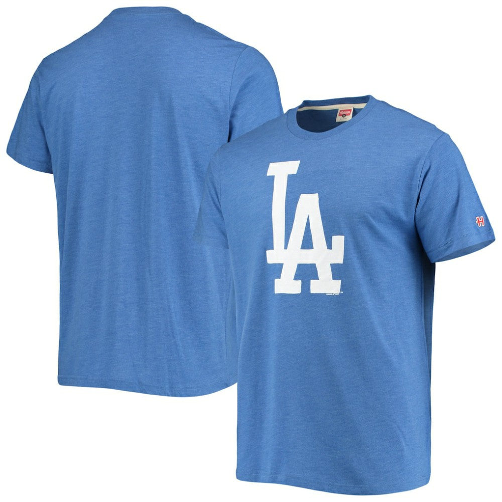 Los Angeles Dodgers Homage Hand-Drawn Logo Tri-Blend T-Shirt Online