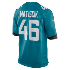 Ross Matiscik Jacksonville Jaguars Game Jersey - Teal - Nike