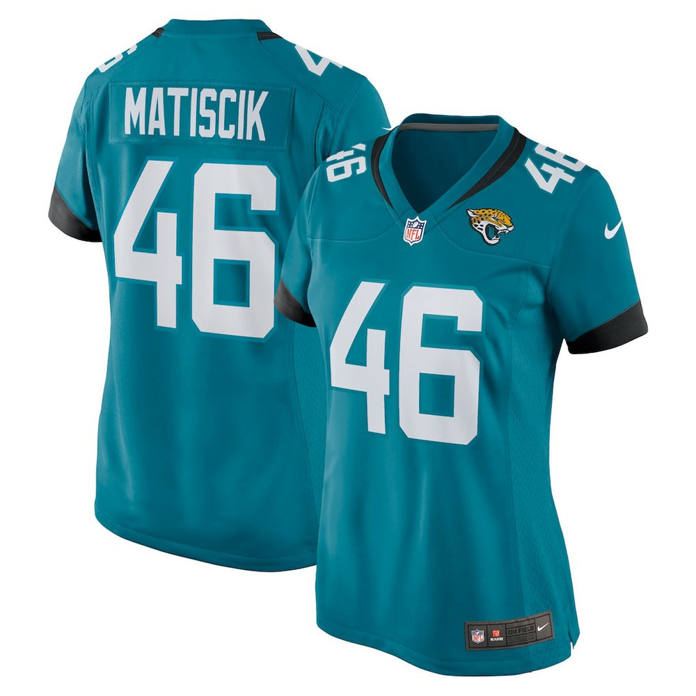 Ross Matiscik Jacksonville Jaguars Women's Game Jersey - Teal - Nike