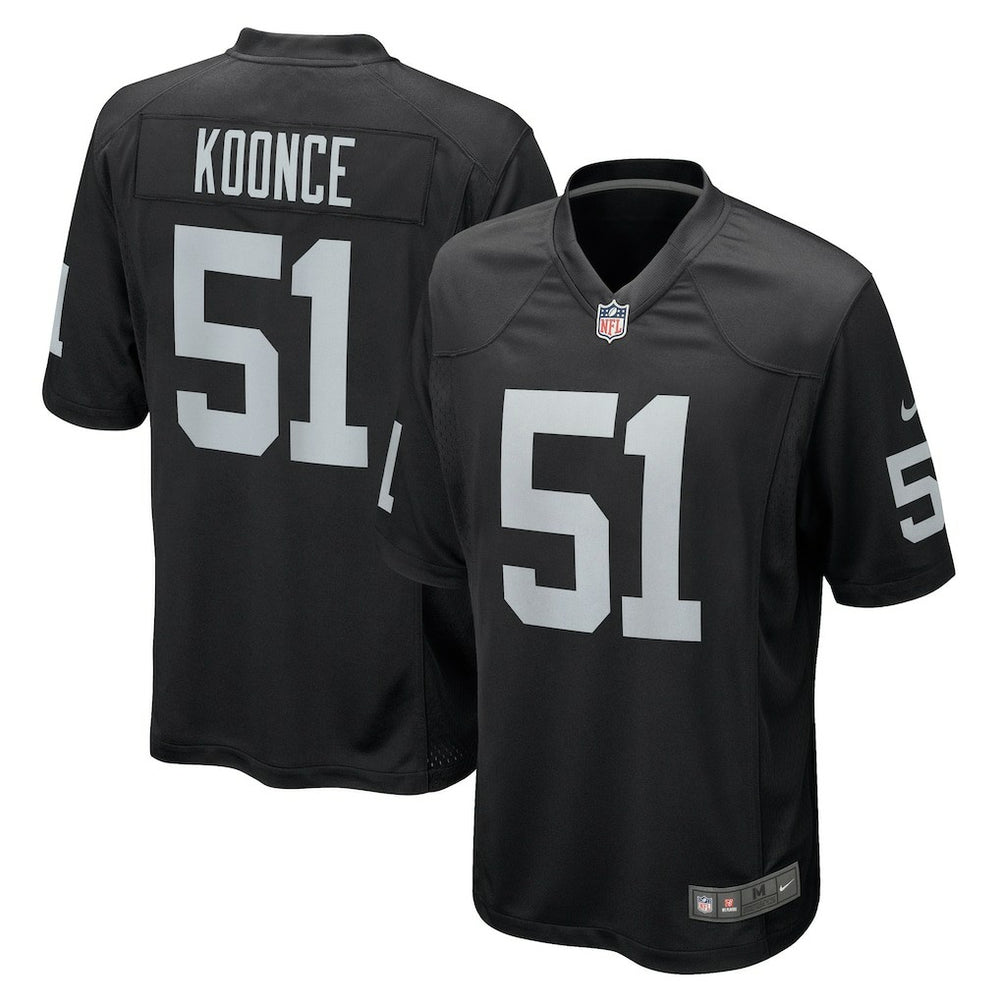 Malcolm Koonce Las Vegas Raiders Game Jersey - Black - Nike
