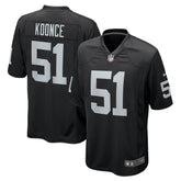 Malcolm Koonce Las Vegas Raiders Game Jersey - Black - Nike