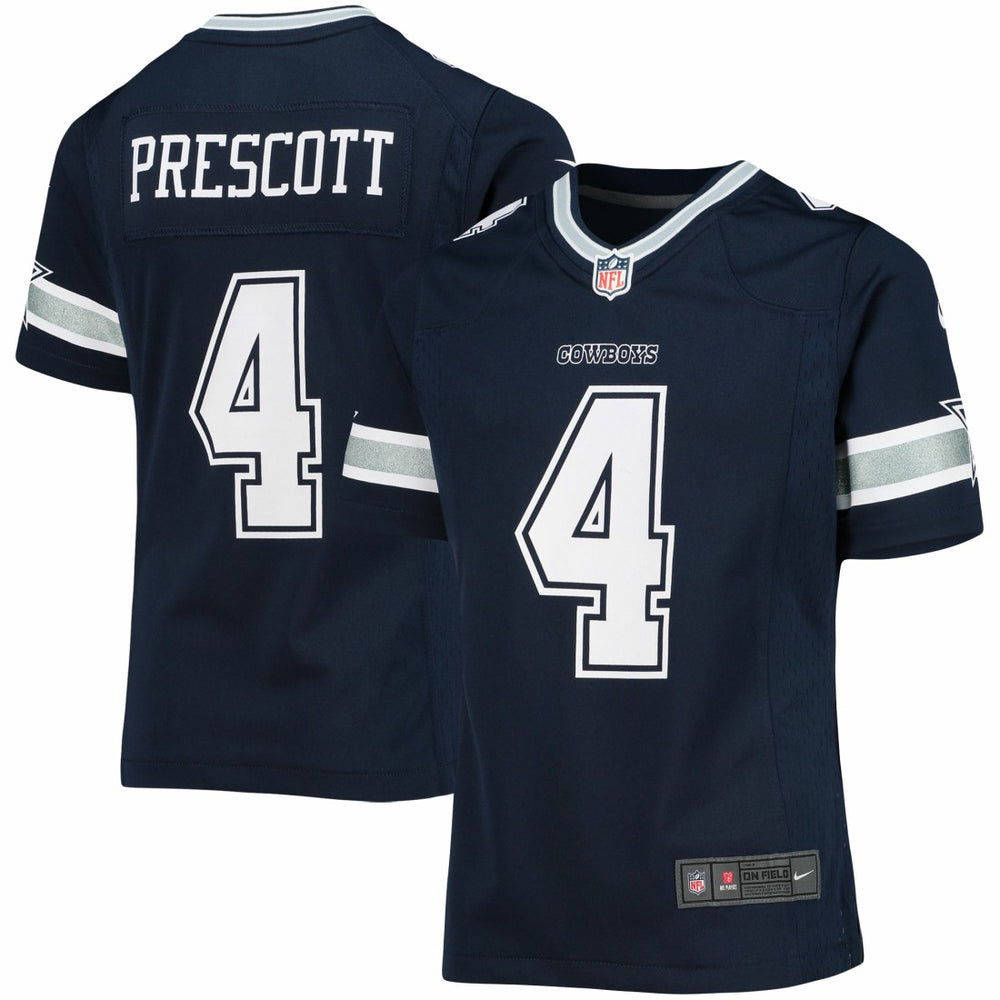 Dak Prescott Dallas Cowboys Girls Youth Team Game Jersey - Navy - Nike