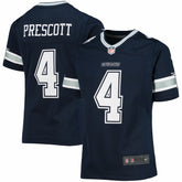 Dak Prescott Dallas Cowboys Girls Youth Team Game Jersey - Navy - Nike