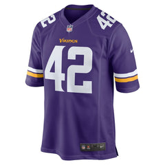 Andrew DePaola Minnesota Vikings Game Jersey - Purple - Nike