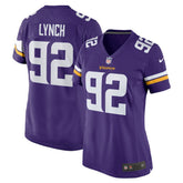 James Lynch Minnesota Vikings Women's Game Player Jersey - Purple - Nike