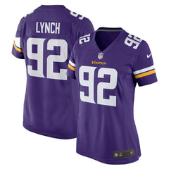 James Lynch Minnesota Vikings Women's Game Player Jersey - Purple - Nike