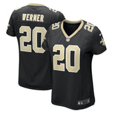 Pete Werner New Orleans Saints Women's Game Jersey - Black - Nike