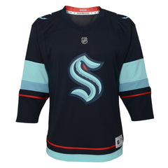Seattle Kraken Youth Home Replica Custom Jersey - Navy | NHL Clearance