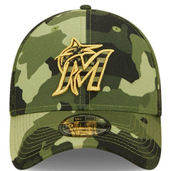 Miami Marlins New Era 2022 Armed Forces Day 39THIRTY Flex Hat for sale
