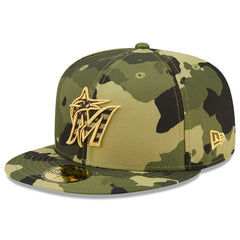Miami Marlins New Era 2022 Armed Forces Day On-Field 59FIFTY Fitted Hat Outlet