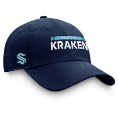 Seattle Kraken Fanatics Authentic Pro Rink Adjustable Hat - Deep Sea Blue | Fanatics on sale