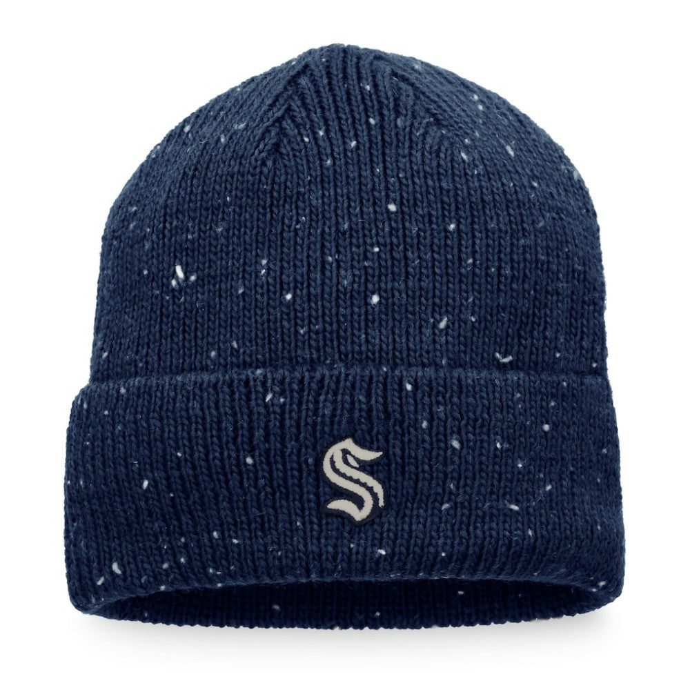 Seattle Kraken Fanatics Authentic Pro Rink Pinnacle Cuffed Knit Hat - Deep Sea Blue | Fanatics online